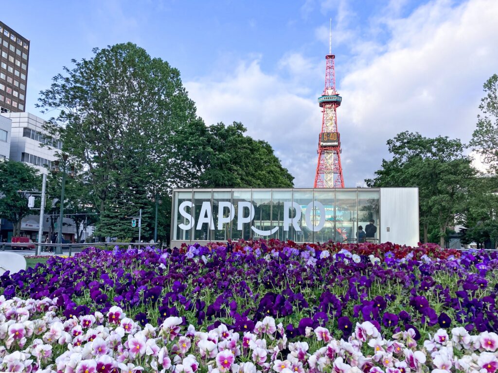 札幌市　大通公園の様子
