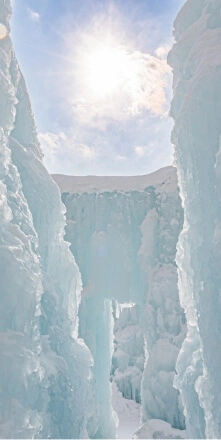 千歳・支笏湖氷濤まつりの写真