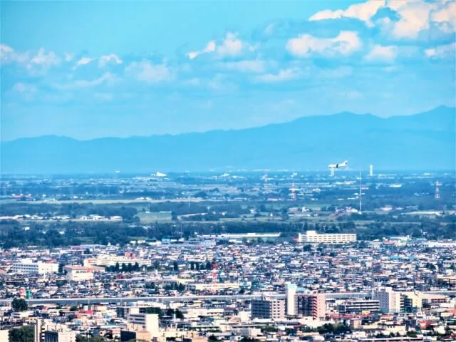 札幌JRタワーから眺める札幌市東区丘珠空港方面の写真