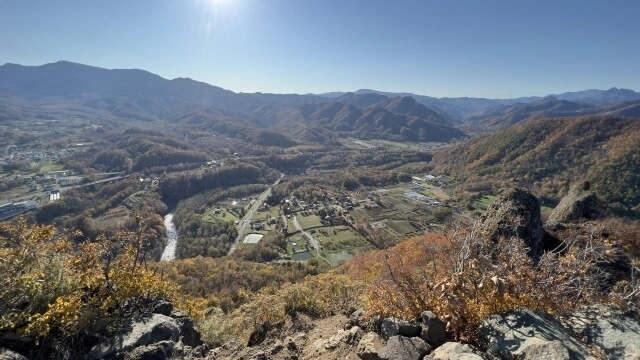 札幌市南区八剣山山頂からの景色